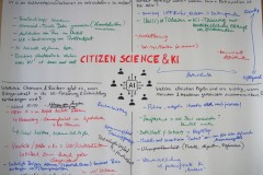 Poster zum Thema Citizen Science & KI